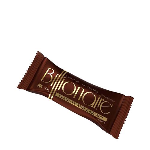 FA - Fitness Authority Billionaira Bar (45 g, Caramelo con Nueces)