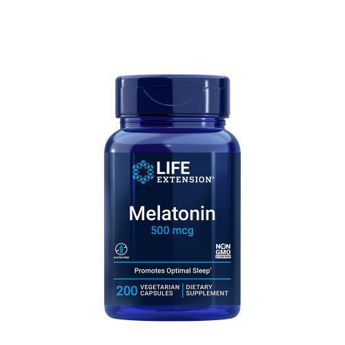 Life Extension Melatonin 500 mcg (200 Veg Cápsula)