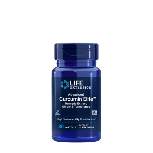 Life Extension Advanced Curcumin Elite Turmeric Extract, Ginger & Turmerones (30 Cápsula blanda)