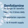 Life Extension Mega Benfotiamine 250 mg (120 Veg Cápsula)