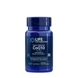   Life Extension Super Ubiquinol CoQ10 50 mg with Enhanced Mitochondrial Support (100 Cápsula blanda)