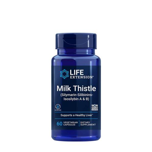 Life Extension Milk Thistle (Silymarin Silibinins Isosilybin A & B) (60 Veg Cápsula)