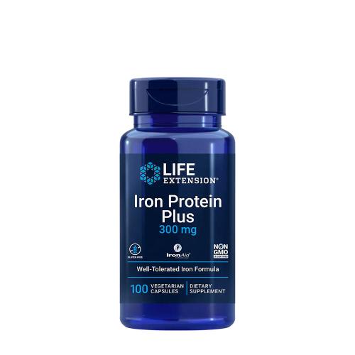 Life Extension Iron Protein Plus (100 Veg Cápsula)