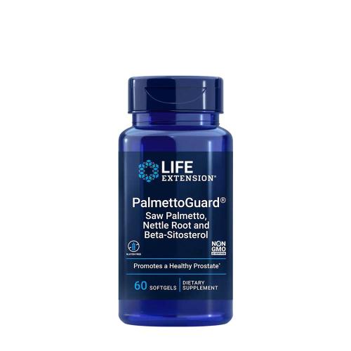 Life Extension PalmettoGuard Saw Palmetto, Nettle Root and Beta-Sitosterol (60 Cápsula blanda)