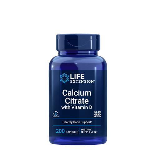 Life Extension Calcium Citrate with Vitamin D (200 Cápsula)