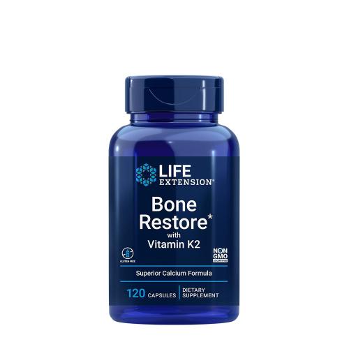 Life Extension Bone Restore with Vitamin K2 (120 Cápsula)