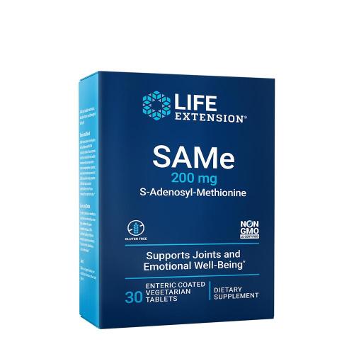 Life Extension SAMe 200 mg (S-Adenosyl-Methionine) (30 Tableta)