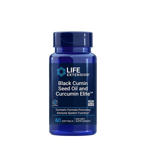 Life Extension Black Cumin Seed Oil and Curcumin Elite™ (60 Cápsula blanda)