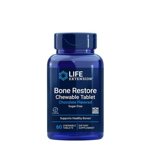 Life Extension Bone Restore Chewable Tablets (Chocolate) (60 Tableta masticable)