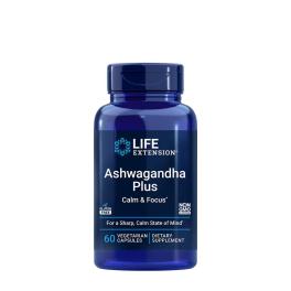   Life Extension Ashwagandha Plus Calm & Focus (60 Veg Cápsula)