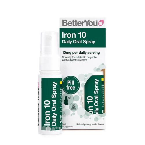 BetterYou Iron 10 Daily Oral Spray (25 ml, Granada)