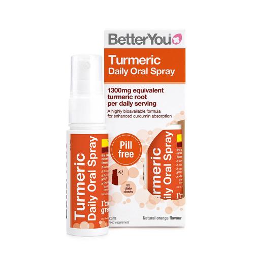 BetterYou Turmeric Oral Spray (25 ml, Naranja)