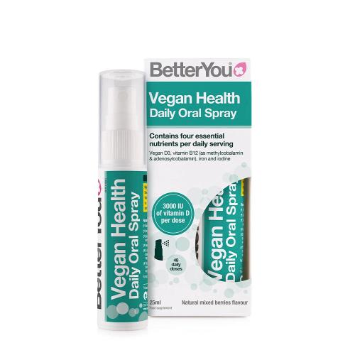 BetterYou Vegan Health Oral Spray  (25 ml, Mezcla de Frutas del Bosque)