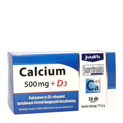 JutaVit Calcium 500 mg + D3 tablet (50 Tableta)