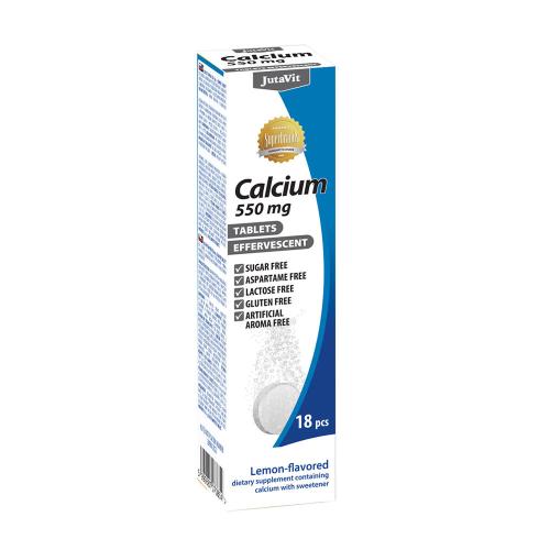 JutaVit Calcium 500 mg effervescent tablet (18 Tableta efervescente, Limón)