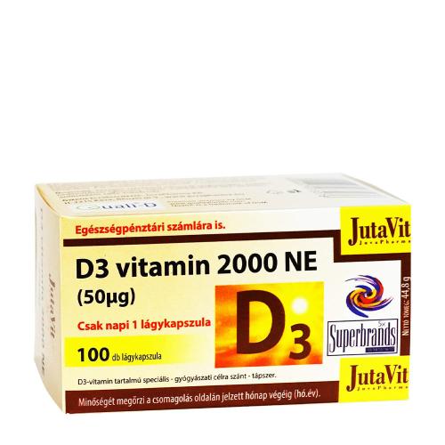 JutaVit Vitamin D 2000 IU (50 mcg) softgel (100 Cápsula blanda)