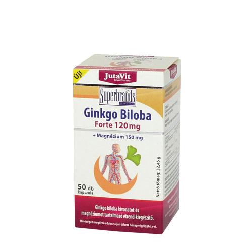 JutaVit Ginkgo Biloba 120 mg + Magnesium 150 mg tablet (50 Cápsula)