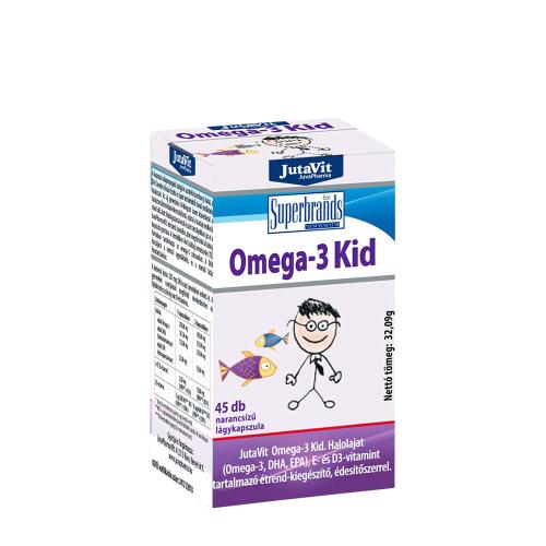 JutaVit Omega-3 Kid Orange Flavoured softgel (45 Cápsula blanda, Naranja)