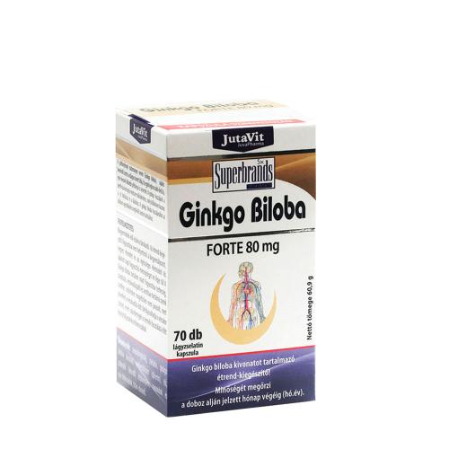 JutaVit Ginkgo Biloba Forte 80 mg softgel (70 Cápsula blanda)