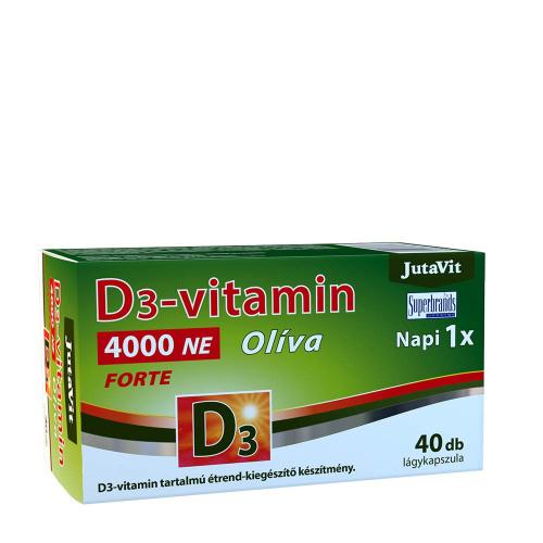 JutaVit Vitamin D3 4000 IU Forte (40 Cápsula blanda)