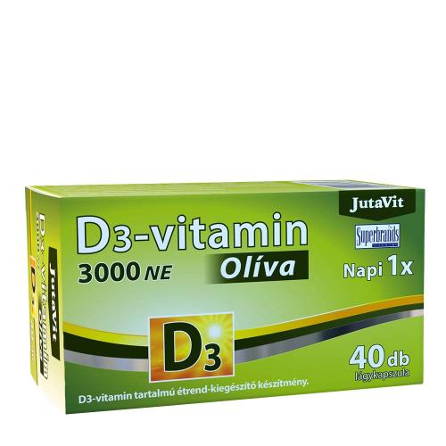 JutaVit Vitamin D3 3000 IU (Olive) (40 Cápsula blanda)