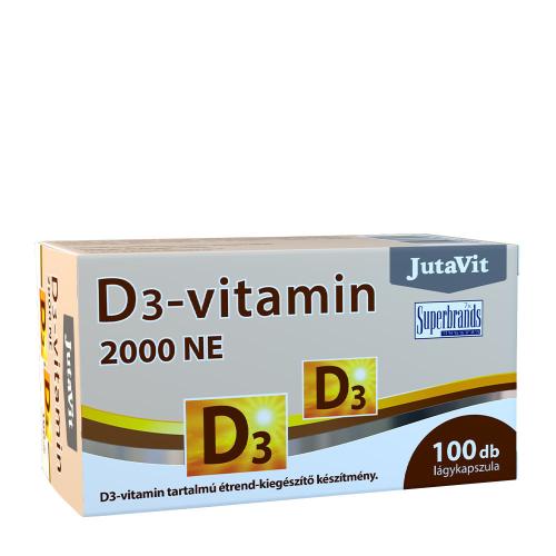 JutaVit Vitamin D3 2000 IU (50μg) (100 Cápsula blanda)