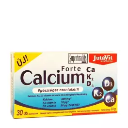 JutaVit Calcium Forte + Ca/K2/D3  (30 Tableta)