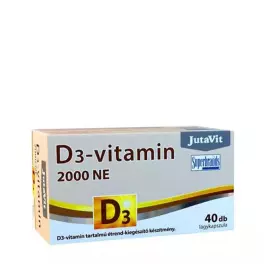 JutaVit Vitamin D3 2000 IU (40 Cápsula blanda)