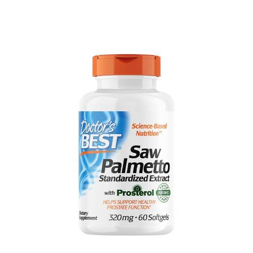 Doctor's Best Saw Palmetto Standardized Extract 320 mg (60 Cápsula blanda)