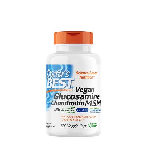 Doctor's Best Vegan Glucosamine & Chondroitin & MSM (120 Veggie Cápsula)