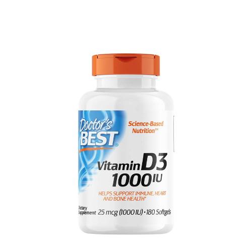 Doctor's Best Vitamin D3 1000 IU (180 Cápsula blanda)