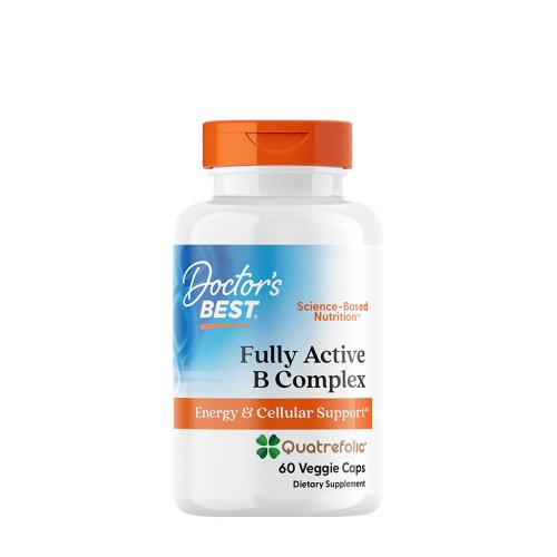 Doctor's Best Fully Active B Complex with Quatrefolic (60 Cápsula)