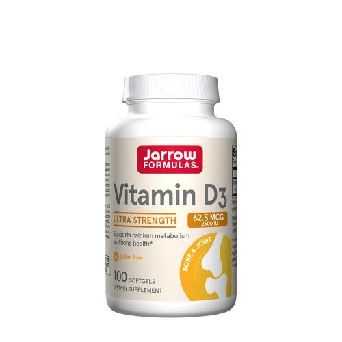 Jarrow Formulas Vitamin D3 2500 IU (100 Cápsula blanda)