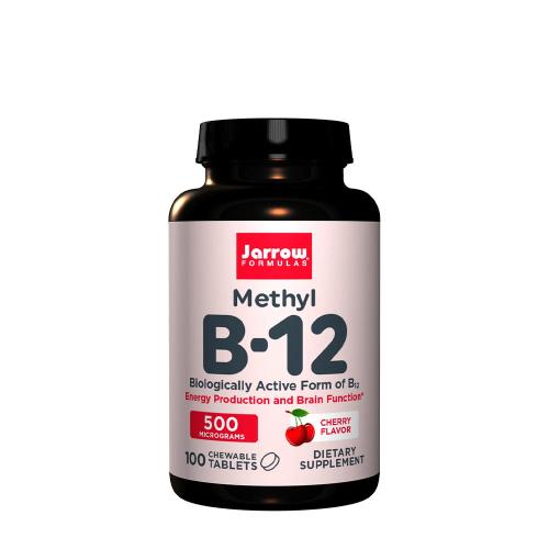 Jarrow Formulas Methyl B-12 500 mcg  (100 Tableta para chupar, Cereza)