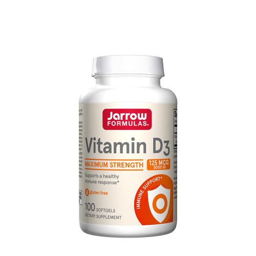 Jarrow Formulas Vitamin D3 5000 IU  (100 Cápsula blanda)