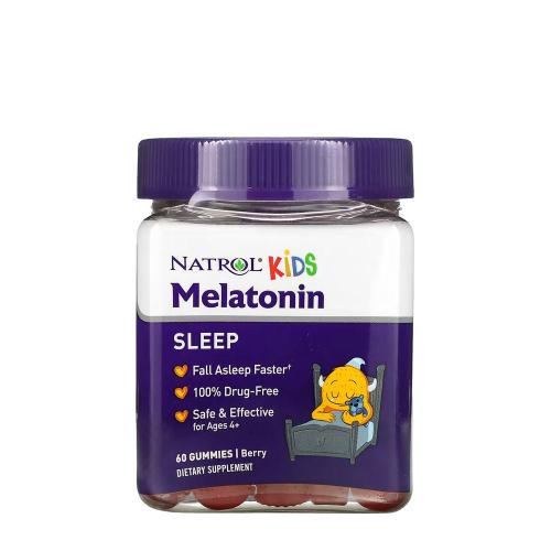 Natrol Kids Melatonin Berry Gummies (60 Gomitas, Baya)