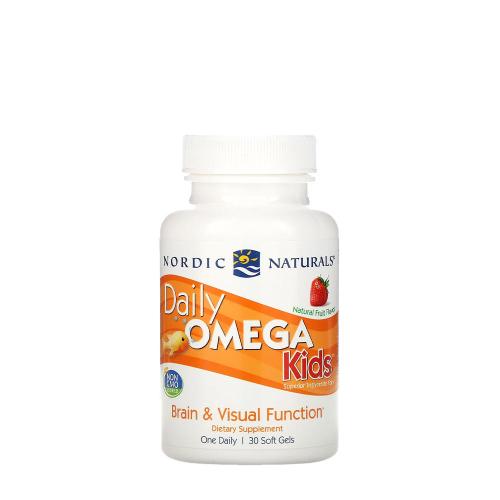 Nordic Naturals Daily Omega Kids (30 Cápsula blanda, Sabor a Fruta Natural)