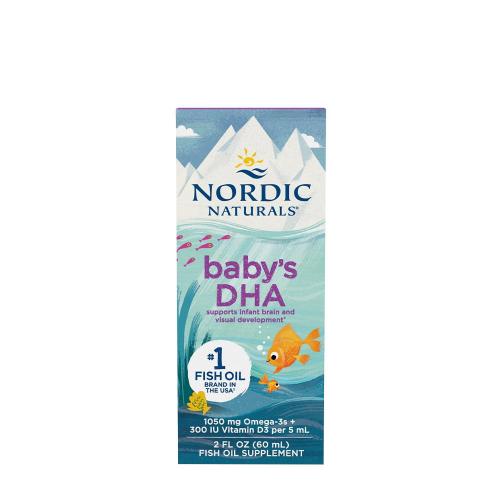 Nordic Naturals Baby's Dha With Vitamin D3 1050 mg (60 ml, Sin Sabor)