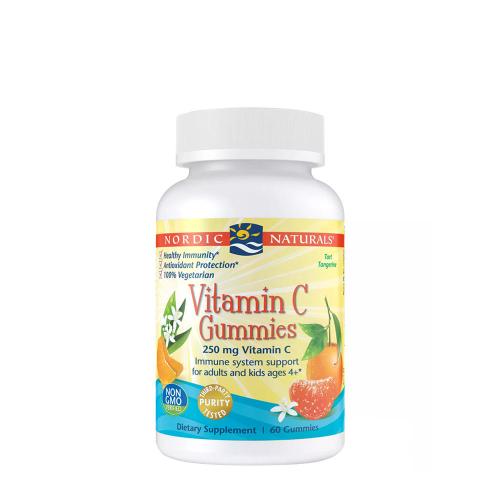 Nordic Naturals Vitamin C Gummies 250 mg  (60 Gomitas, Mandarina)