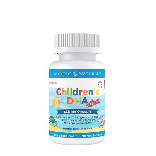 Nordic Naturals Children's DHA Xtra (90 Cápsula blanda, Ponche de Bayas)