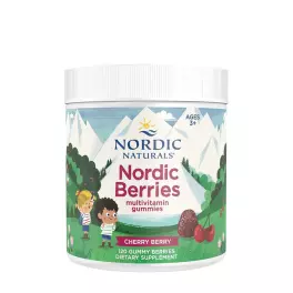   Nordic Naturals Nordic Berries Multivitamin Gummies (120 Gomitas, Cereza y Frutos Rojos)