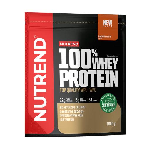 Nutrend 100% Whey Protein (1000 g, Latte de Caramelo)