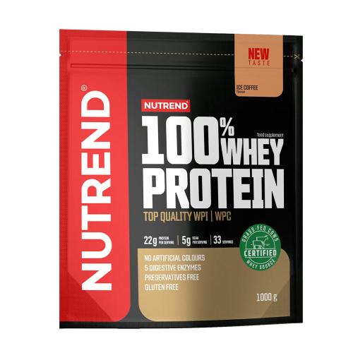 Nutrend 100% Whey Protein (1000 g, Café Helado)