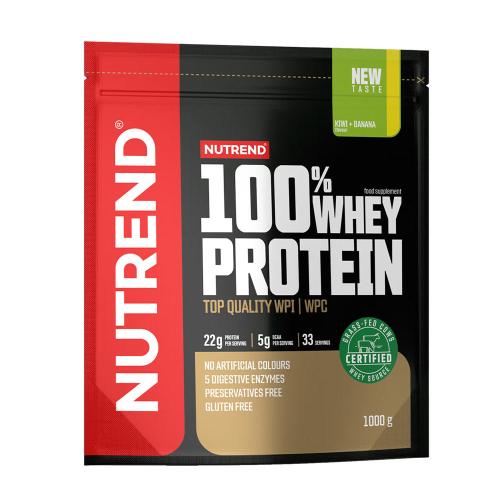 Nutrend 100% Whey Protein (1000 g, Kiwi Plátano)