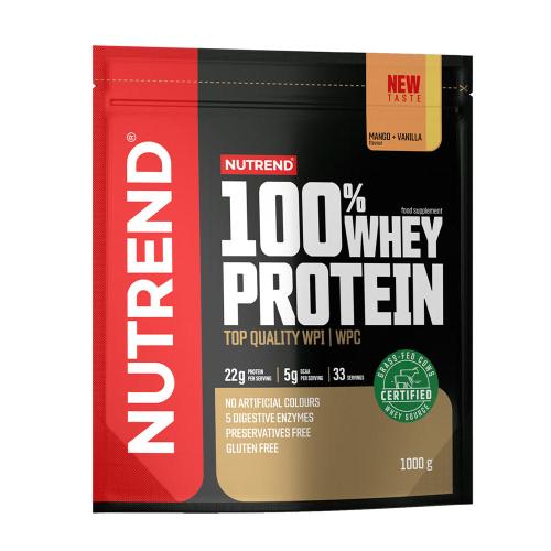 Nutrend 100% Whey Protein (1000 g, Mango y Vainilla)