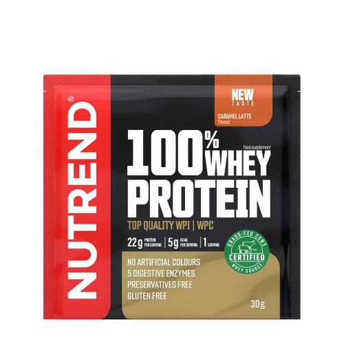 Nutrend 100% Whey Protein (30 g, Latte de Caramelo)