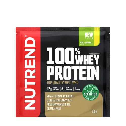 Nutrend 100% Whey Protein (30 g, Kiwi Plátano)