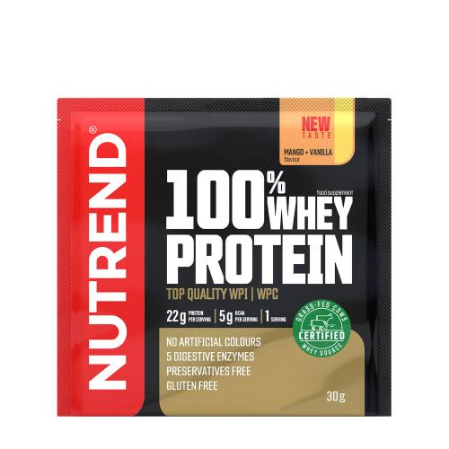 Nutrend 100% Whey Protein (30 g, Mango y Vainilla)