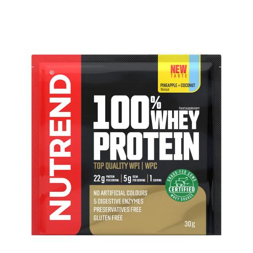 Nutrend 100% Whey Protein (30 g, Piña Coco)