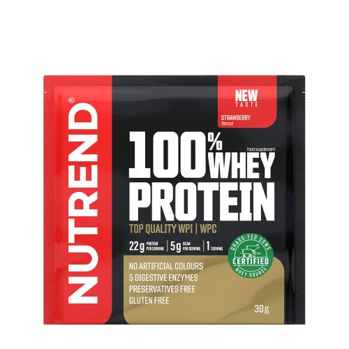 Nutrend 100% Whey Protein (30 g, Fresa)